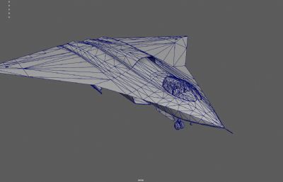 六代战机 隐形战机 歼36塌陷模型