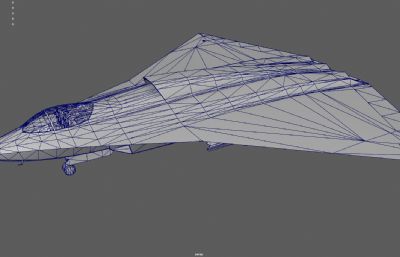 六代战机 隐形战机 歼36塌陷模型