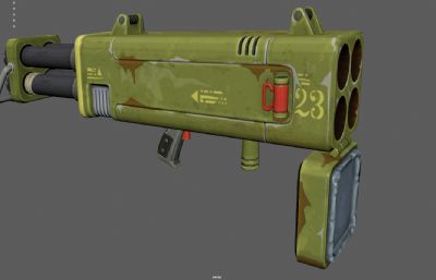 单兵火箭筒 防空导弹 导弹系统塌陷模型