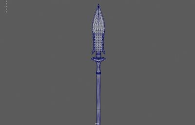 长枪 冷兵器 神枪长矛塌陷模型