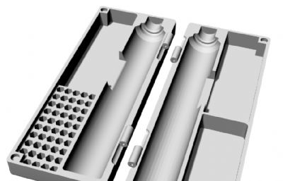 电动螺丝刀收纳盒stl模型