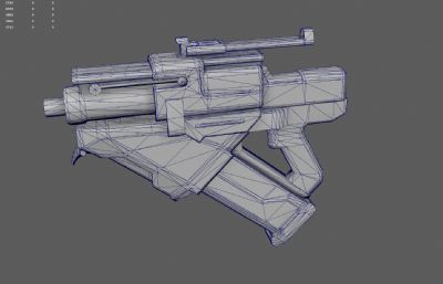 科幻手枪 能量武器  脉冲手枪