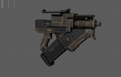 科幻手枪 能量武器  脉冲手枪