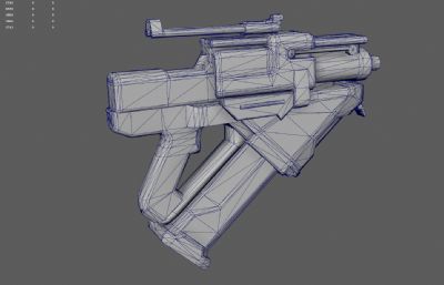 科幻手枪 能量武器  脉冲手枪