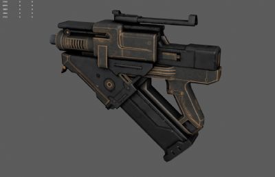 科幻手枪 能量武器  脉冲手枪