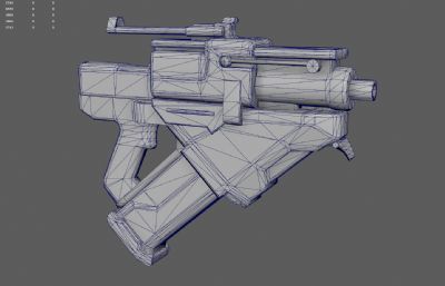 科幻手枪 能量武器  脉冲手枪