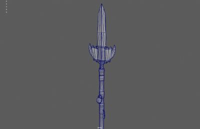 长矛长枪 长兵器 游戏武器塌陷模型