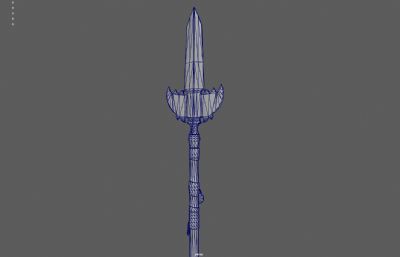 长矛长枪 长兵器 游戏武器塌陷模型
