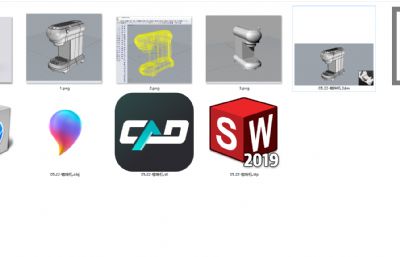 咖啡机产品设计建模渲染小家电