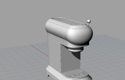 咖啡机产品设计建模渲染小家电