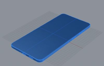 三星/Samsung S26 edge手机外观rhino模型