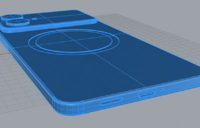三星/Samsung S26 edge手机外观rhino模型