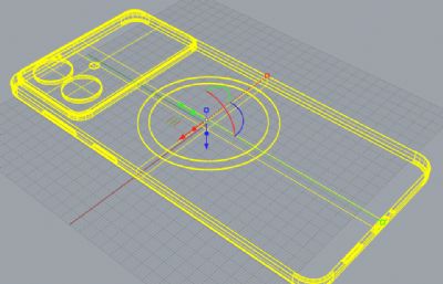 三星/Samsung S26 edge手机外观rhino模型