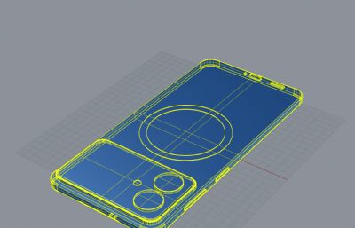 三星/Samsung S26 edge手机外观rhino模型