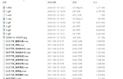 人物模型东方不败带各种动画
