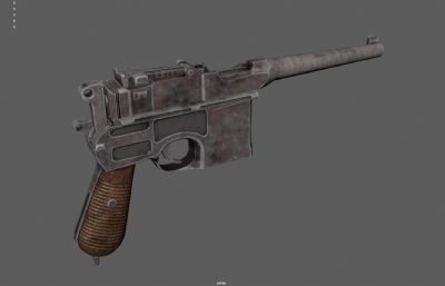 毛瑟枪 老式手枪 驳壳枪