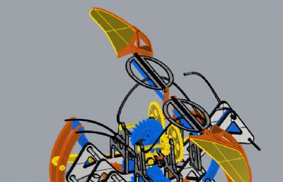 飞行昆虫机械 飞行蜘蛛