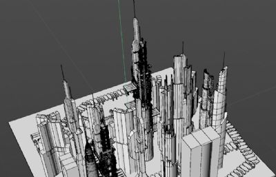 科幻市中心城市