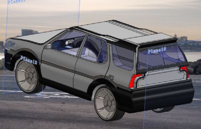 阿斯塔哈德汽车外壳模型