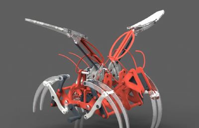 飞行昆虫机械 飞行蜘蛛