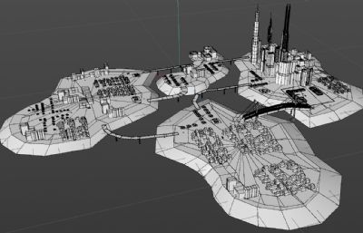 城市群岛 岛国城市群模型