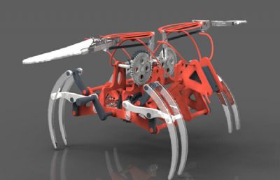 飞行昆虫机械 飞行蜘蛛