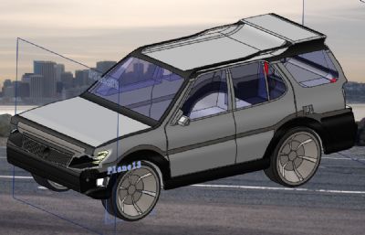 阿斯塔哈德汽车外壳模型