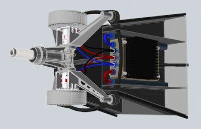 航空动力装置stp模型