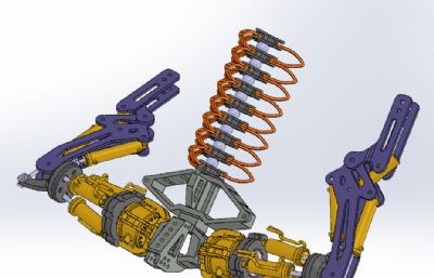 科幻机器人机械臂设计