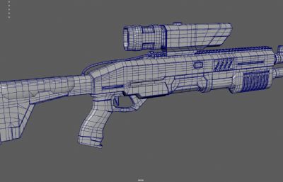 未来步枪 科幻狙击枪 概念枪