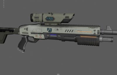 未来步枪 科幻狙击枪 概念枪