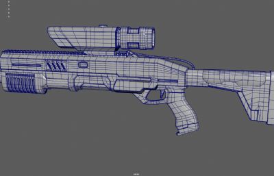 未来步枪 科幻狙击枪 概念枪