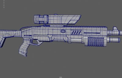 未来步枪 科幻狙击枪 概念枪