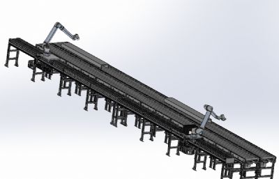 自动化槽钢加工与输送系统