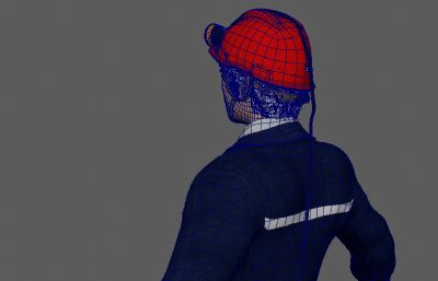 青年矿工,写实男人