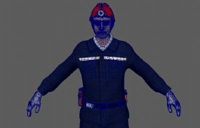 青年矿工,写实男人