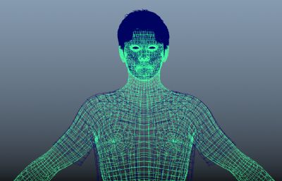 条纹T恤牛仔裤男人