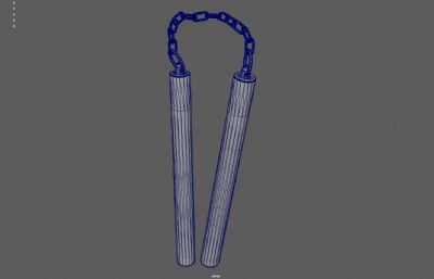 双截棍 龙纹双节棍 两节棍塌陷模型