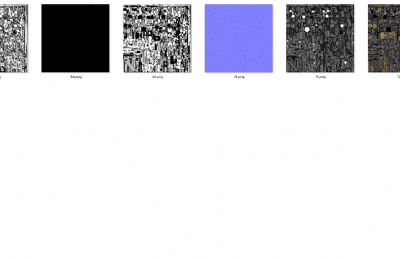 科幻机器人 机甲战甲 智能机器人塌陷模型