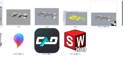 三款文创类餐具设计,摆件工艺品