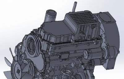 汽车直列柴油发动机