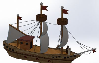 海盗船模型
