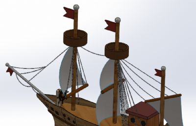 海盗船模型