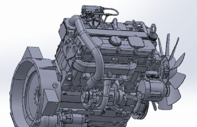 汽车直列柴油发动机