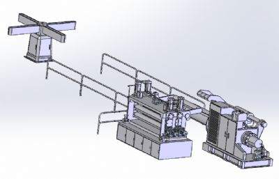 带矫直的取卷开卷机