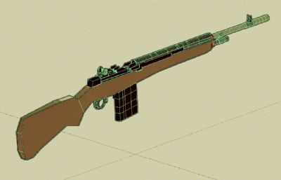 M14自动步枪max模型