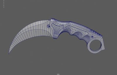 爪刀 鹰爪刀 钩爪刀 格斗游戏武器