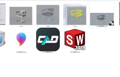 中国风复古椅子-古典原木椅子