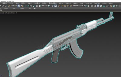 AKM Assault Rifle苏联卡拉什尼科夫集团研制的一款自动步枪