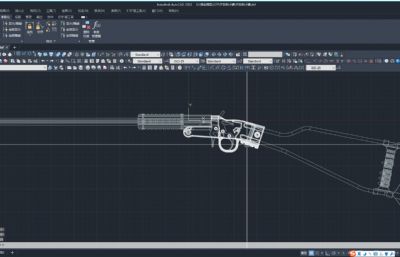 Chiappa齐亚帕小獾生成步枪stp,fbx模型